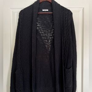 Maurices Black Knit Cardigan